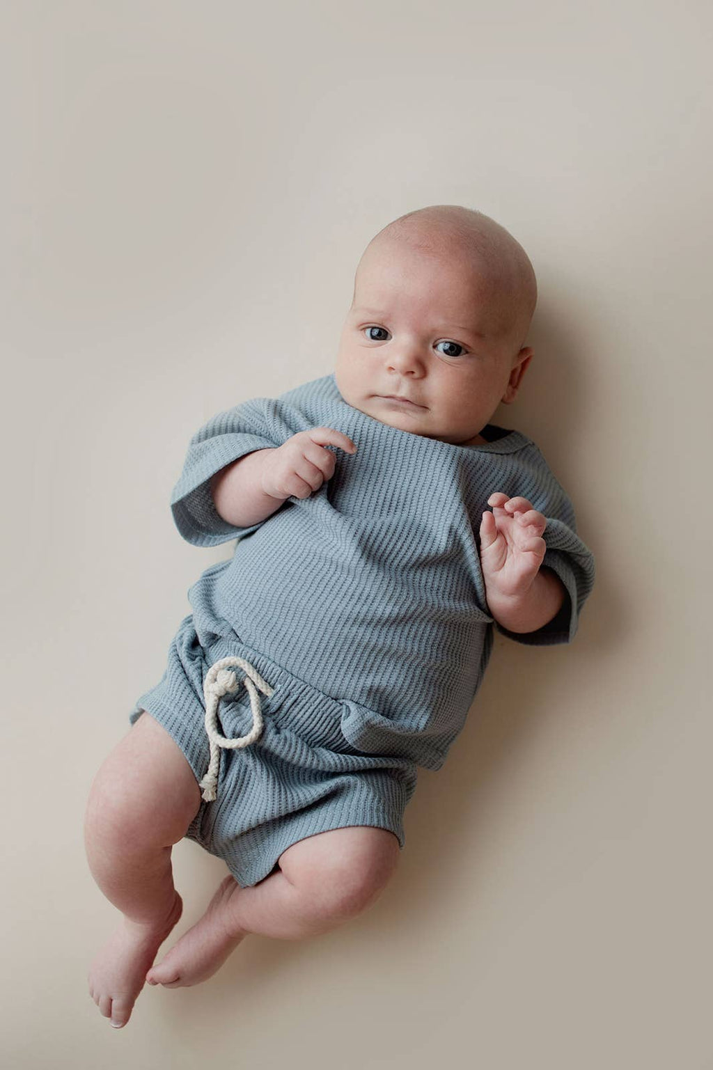 Santorini Summer Waffle Toddler Top & Bottom Set