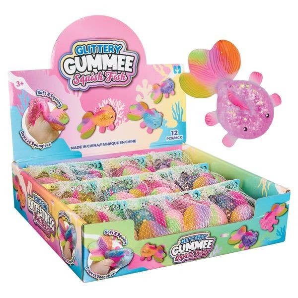 Gummee Rainbow Squish Fish