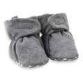 Heather Charcoal Baby Booties