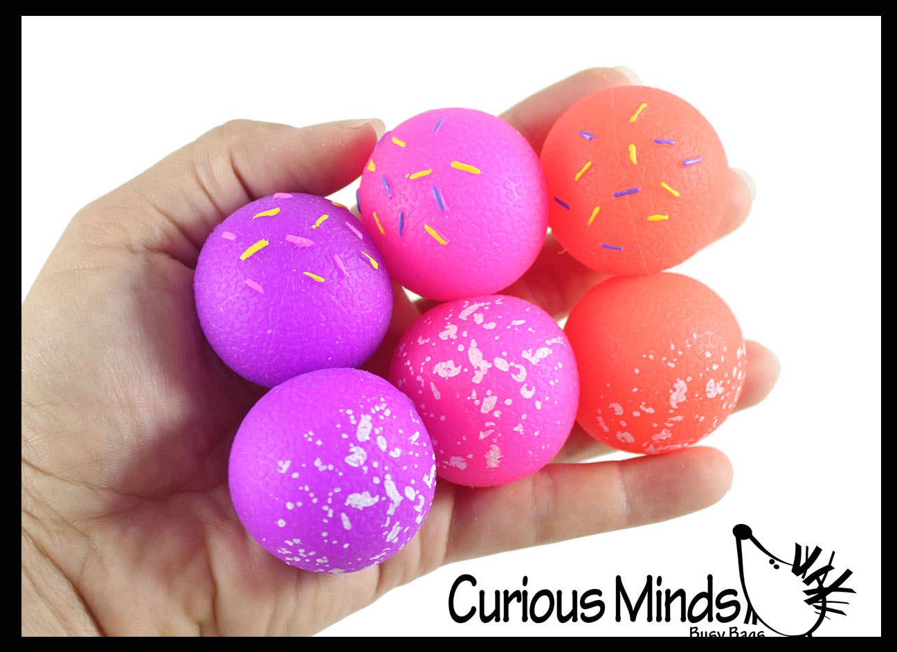 Nee-Doh Donut Holes Teenie Tiny Nee-Doh 6 Pack Soft Doh