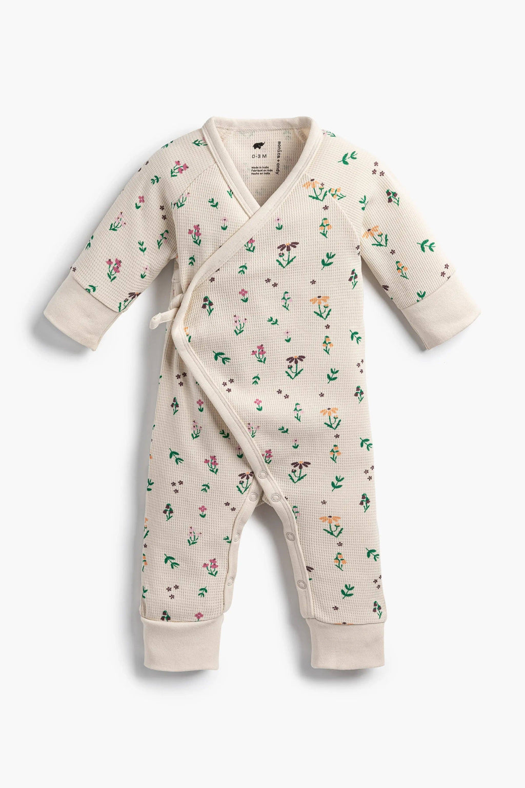 Baby Kimono Tie One-Piece_Fall Flowers