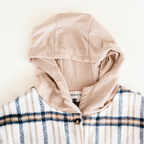 Cream & Navy Plaid Flannel - Toddler