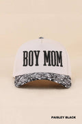 Boy Mom Two Tone Snapback Hat