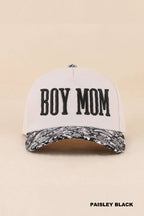 Boy Mom Two Tone Snapback Hat