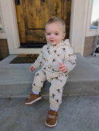 French Puppy Playsuit/ Crewneck & Joggers