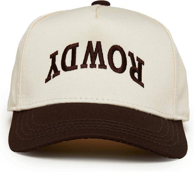 Kids/Baby 2-Tone Cap: Rowdy Upside Down - Brown/Beige