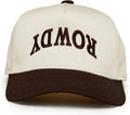 Kids/Baby 2-Tone Cap: Rowdy Upside Down - Brown/Beige