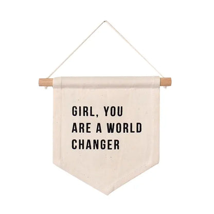 Girl, You Are A World Changer Canvas
