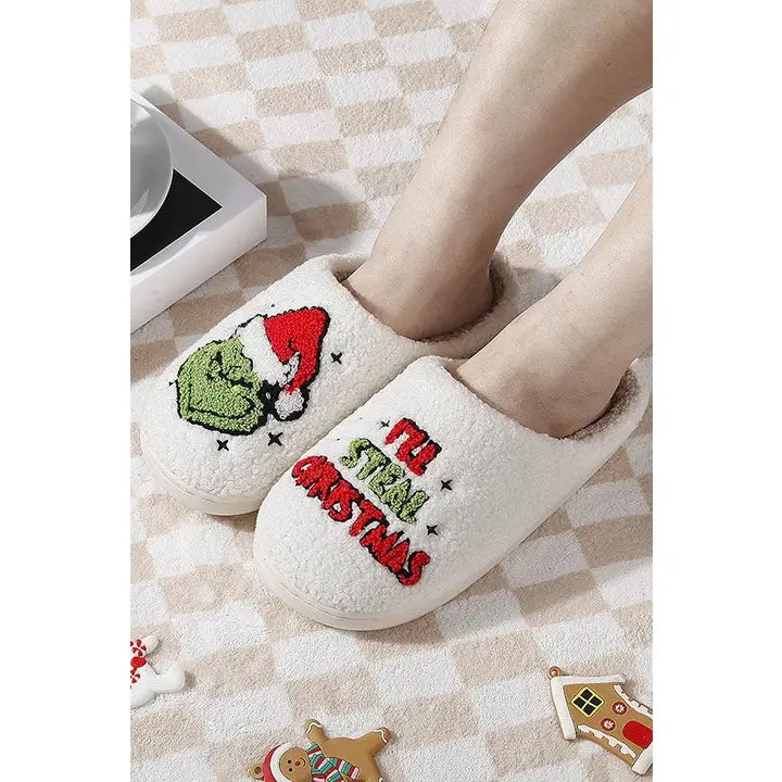 Soft Plush GRINCH Warm Slippers |