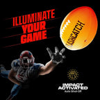 Light Up Football - Glow in the Dark Ball - No 6