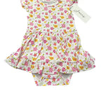 Spring Floral Bamboo Cap Sleeve Dress