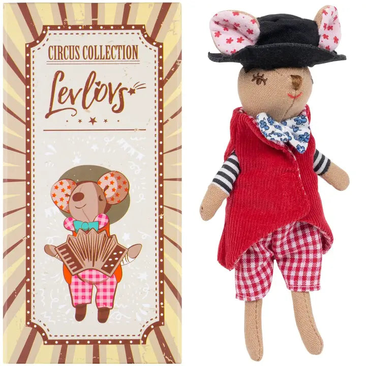 LEVLOVS Ring Master Circus Mouse
