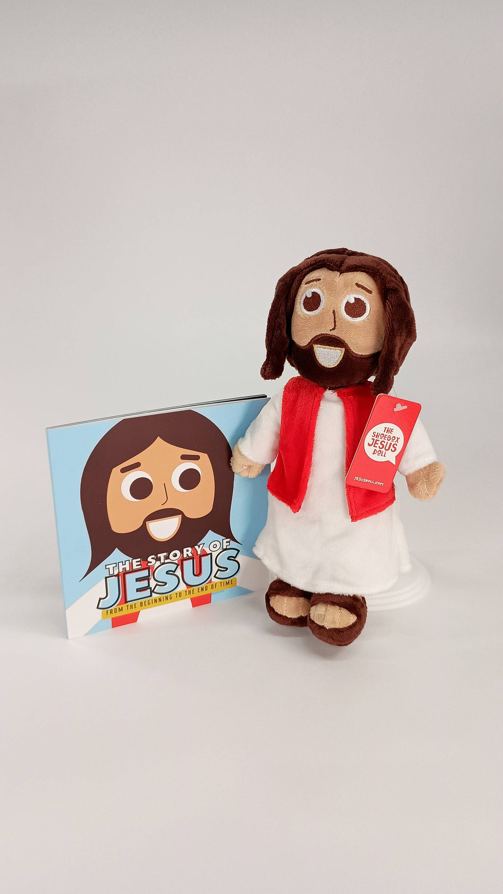 Jesus Doll & Book Bundle - Plush Doll + Story of Jesus Book