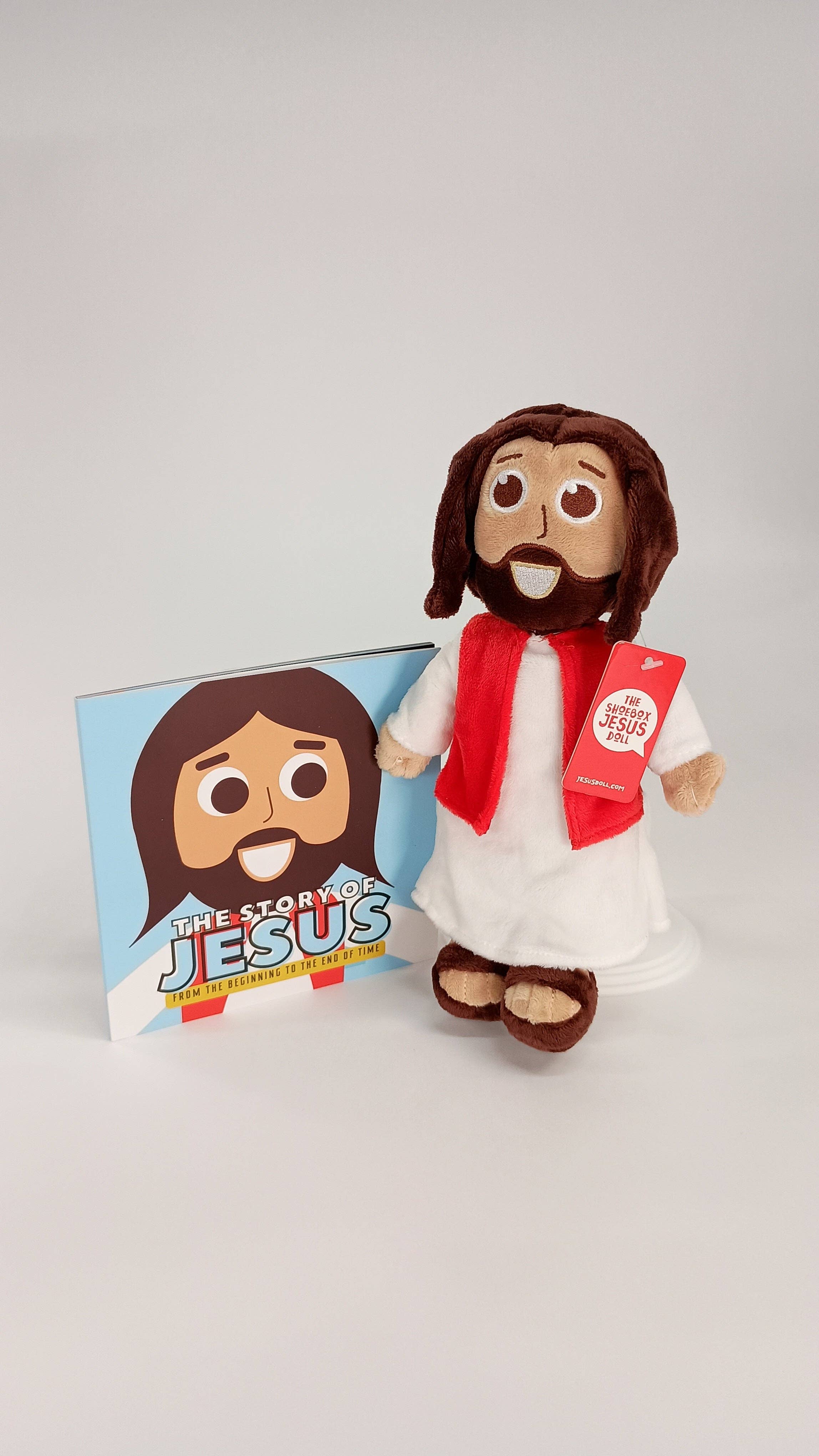 Jesus Doll & Book Bundle - Plush Doll + Story of Jesus Book