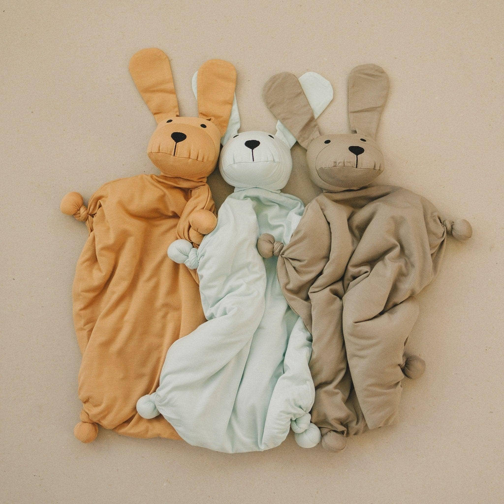 Cozy Bamboo Puppy Lovey Blanket - Baby Security Blanket Dog