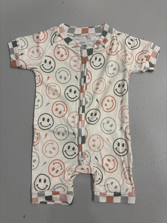 Rad Smiles Bamboo Shortie Romper