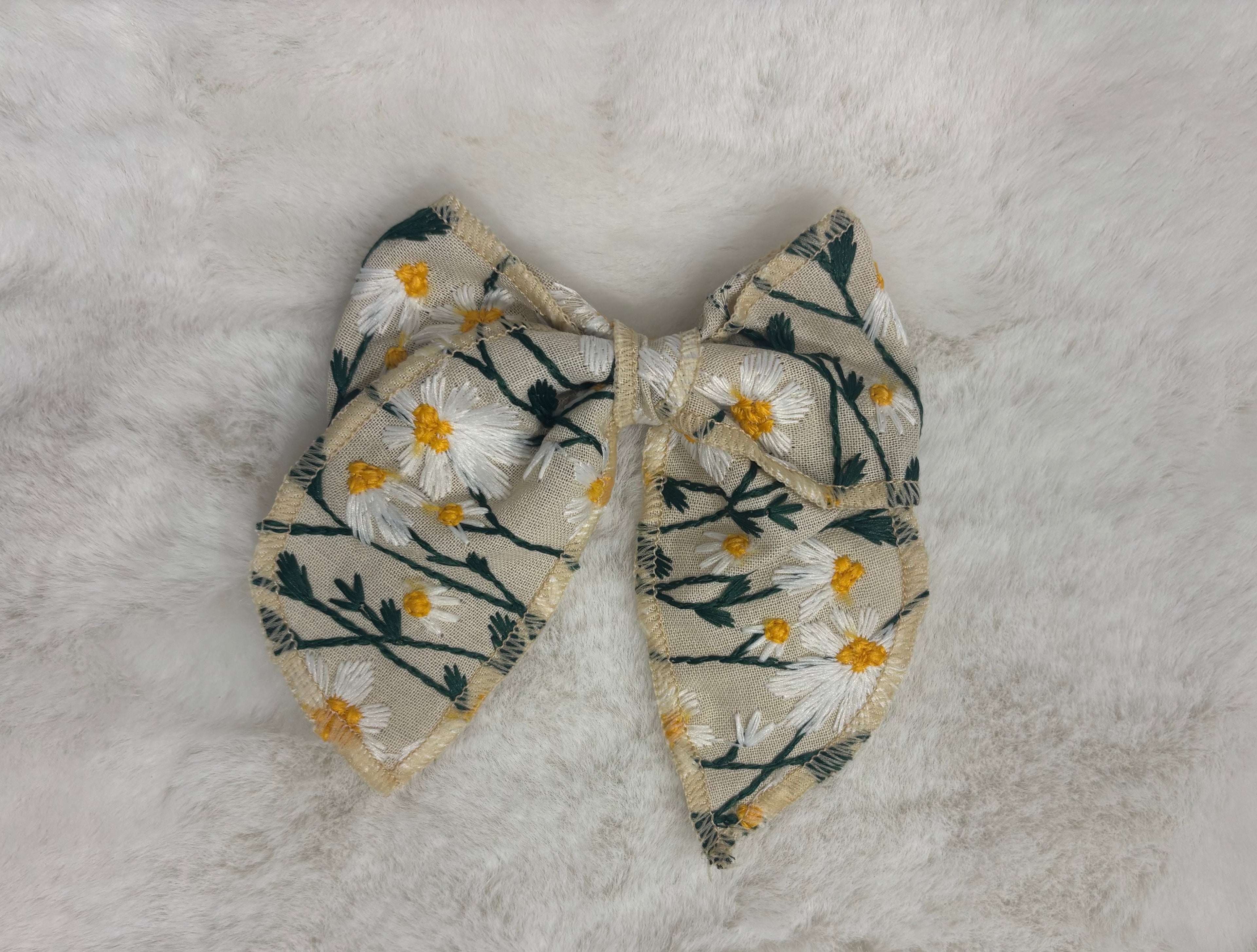 Spring Floral Bow