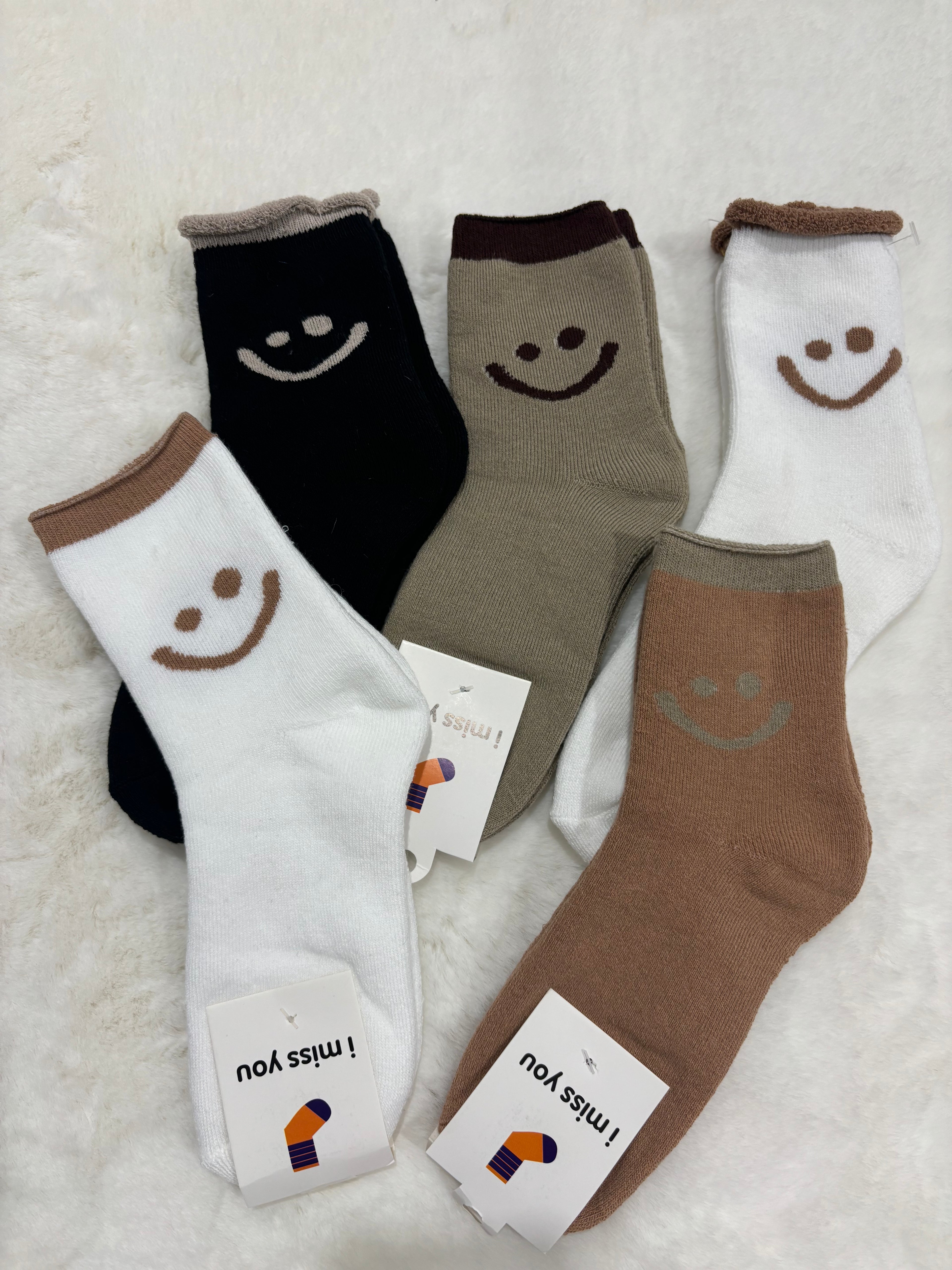 Smiley Socks - Adult