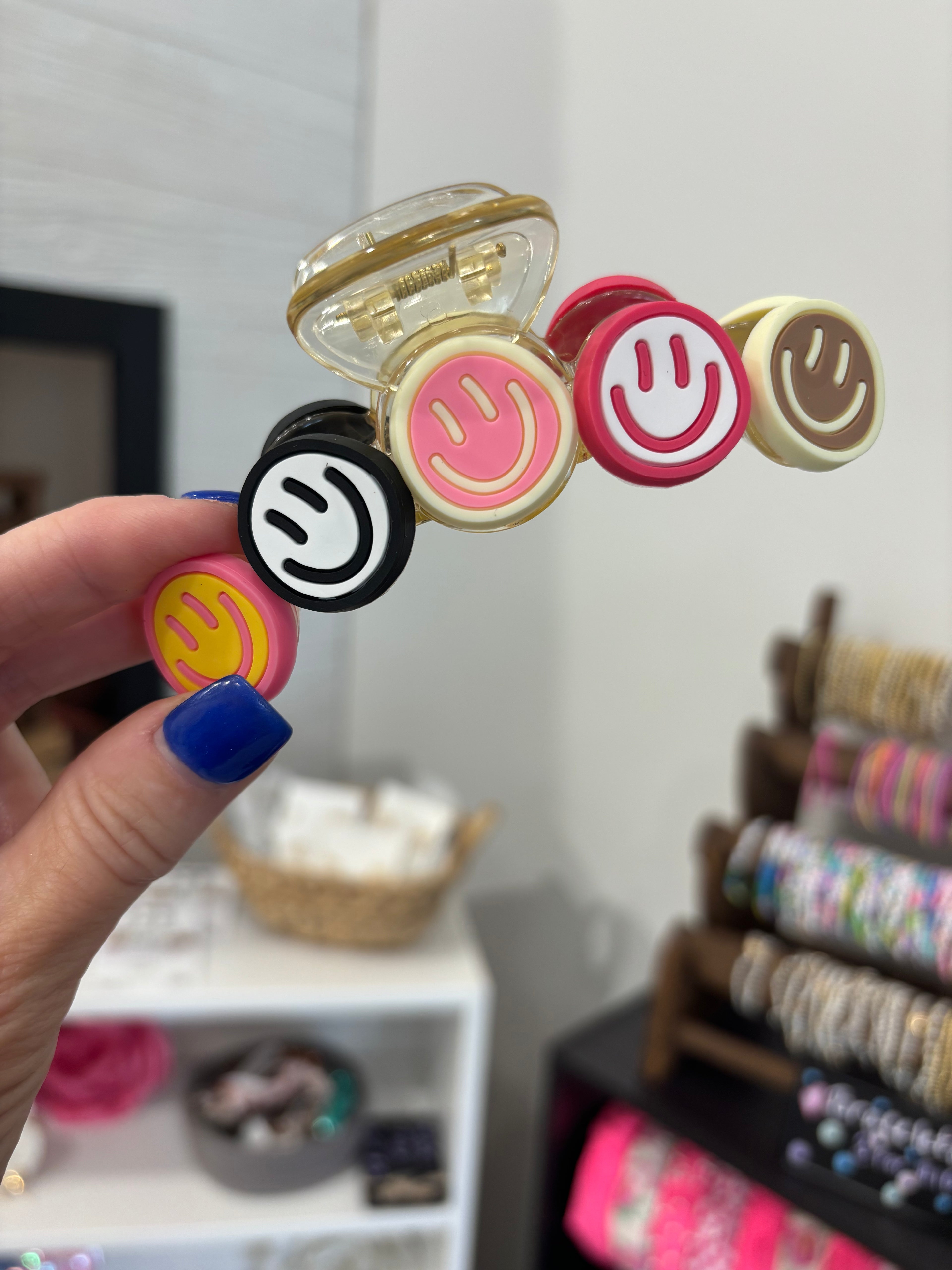 Smiley Claw Clip