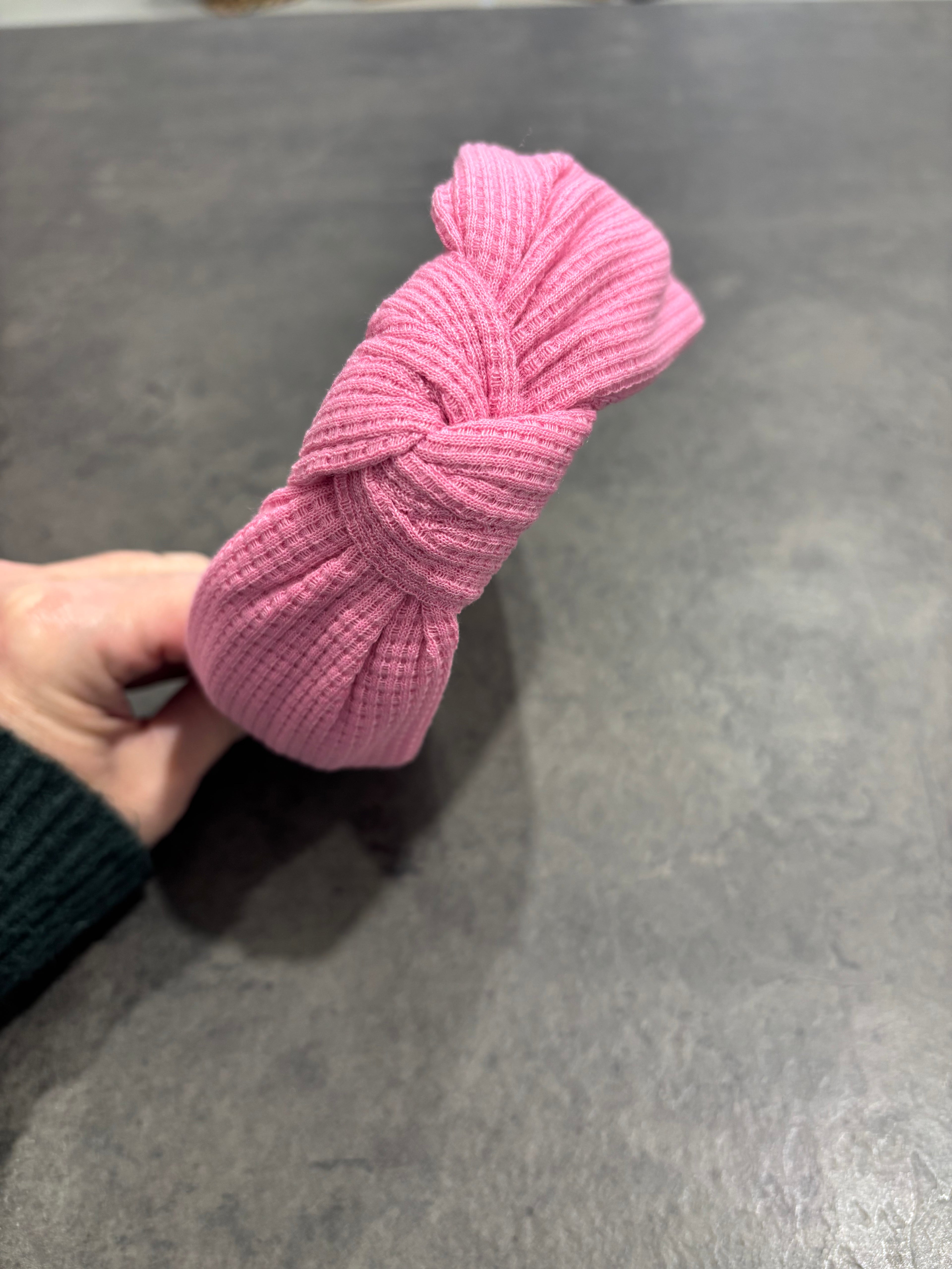 Waffle Knit knotted Headband