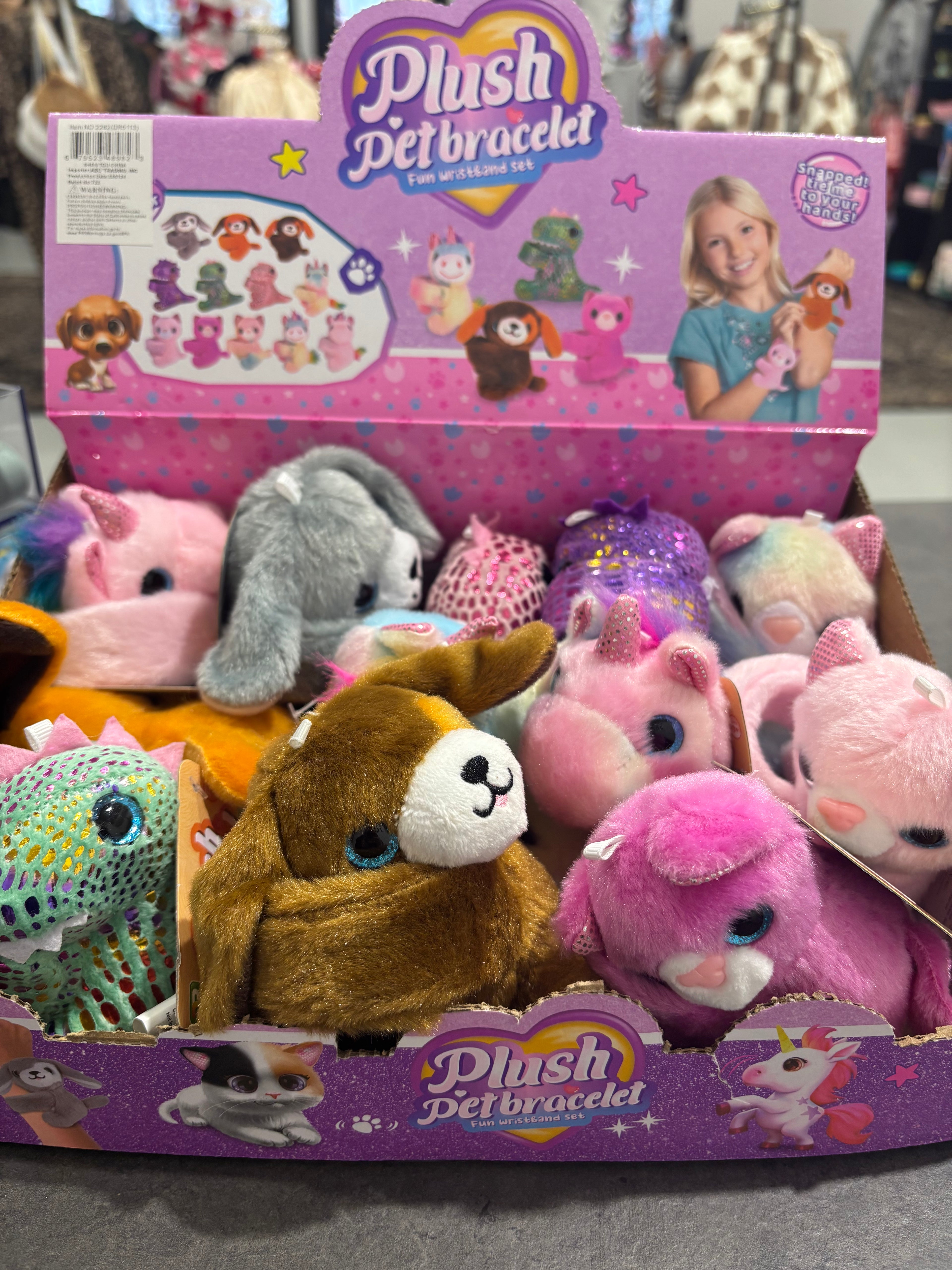 Plush Pet Snap Bracelet