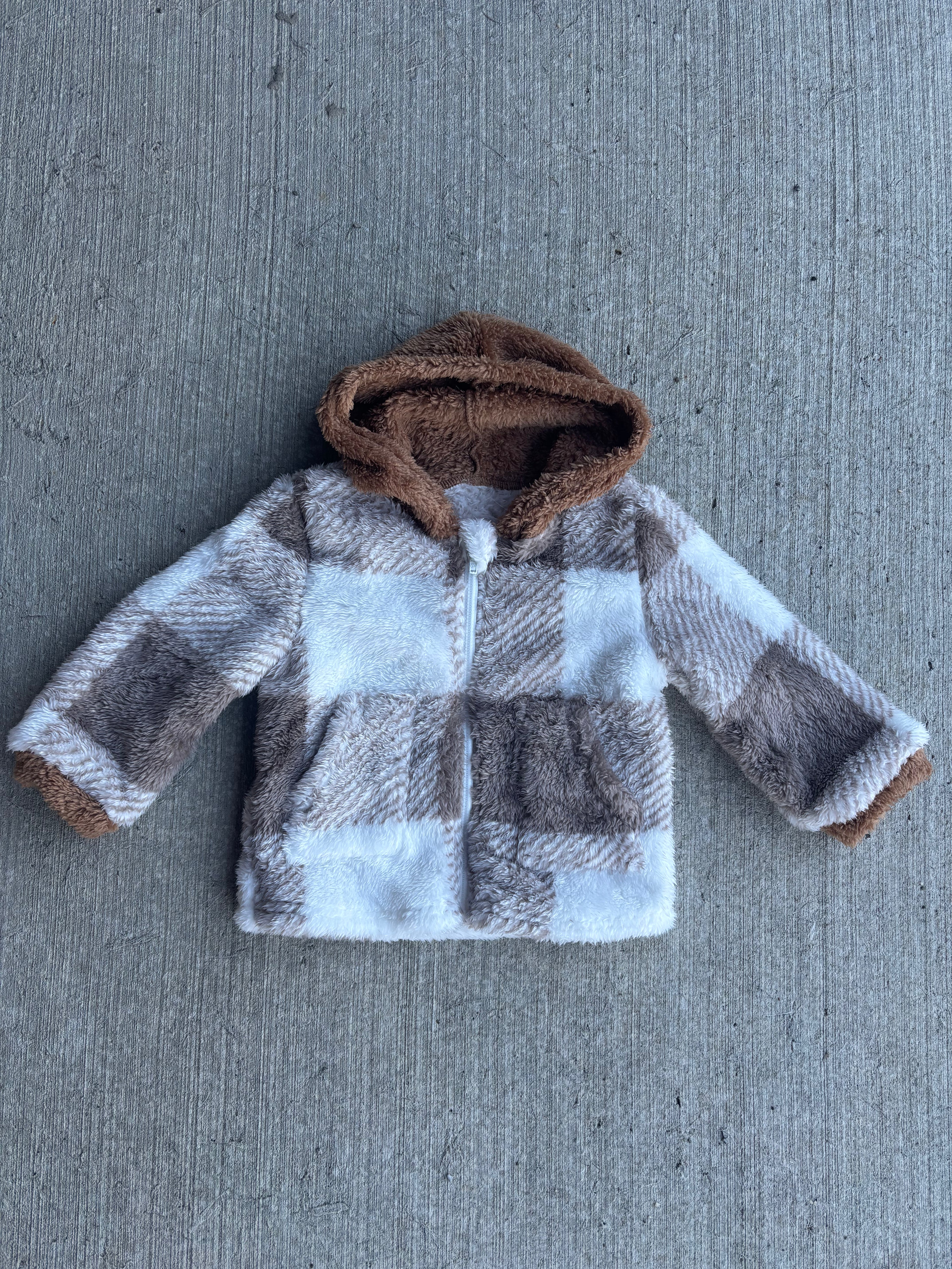 Cozy Fleece Plaid Jacket