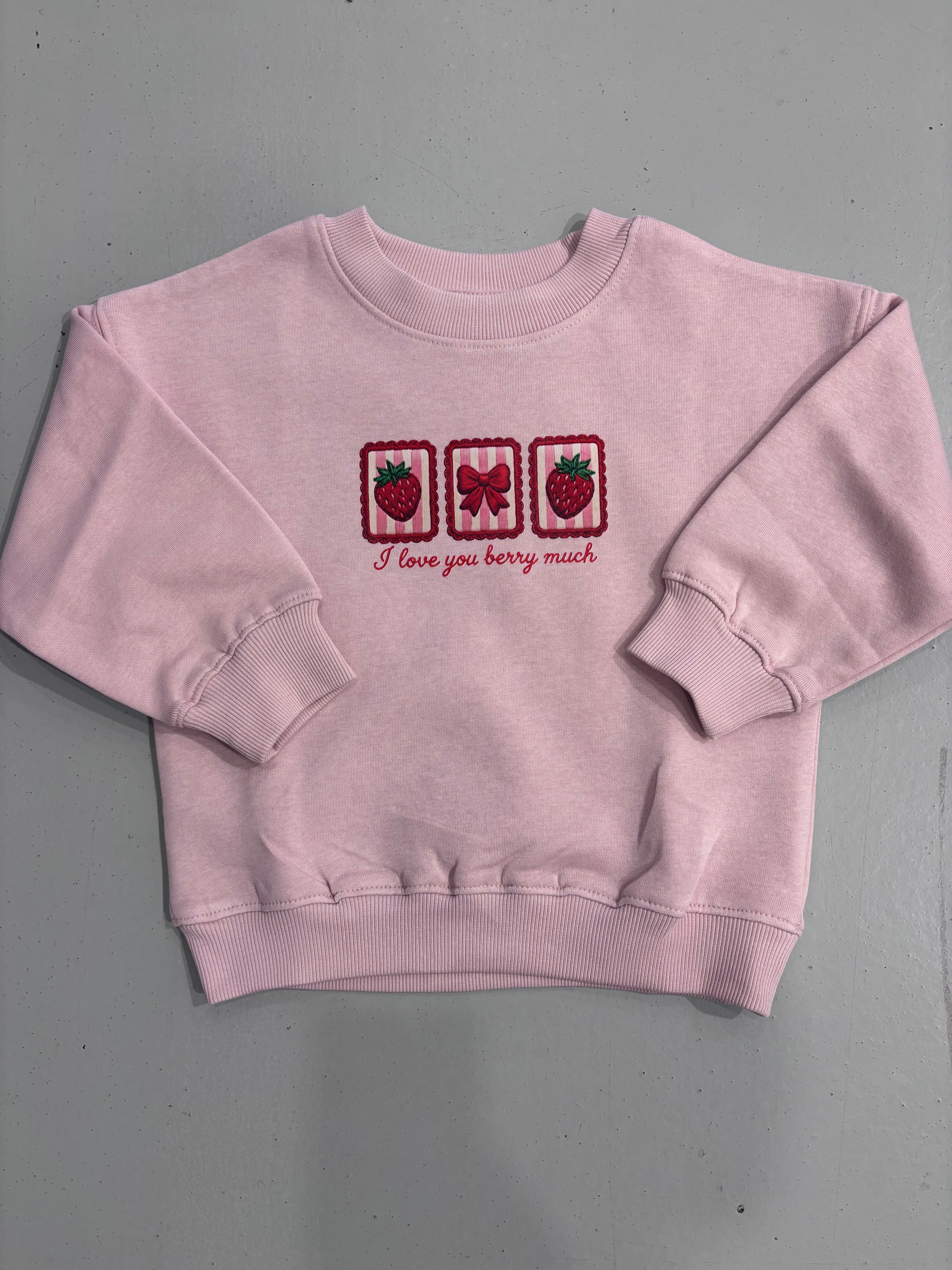 I Love You Berry Much Crewneck