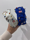 Star-Spangles 4th Knotted Headbands
