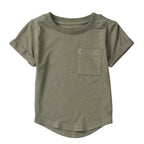 Bamboo Pocket Tee - Army Green