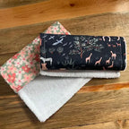 Designer Cotton Terry Cloth Burp Rag, 7"x17"