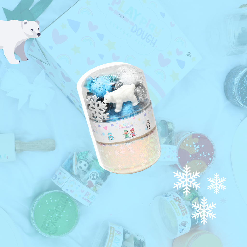 Winter Ice Play Dough