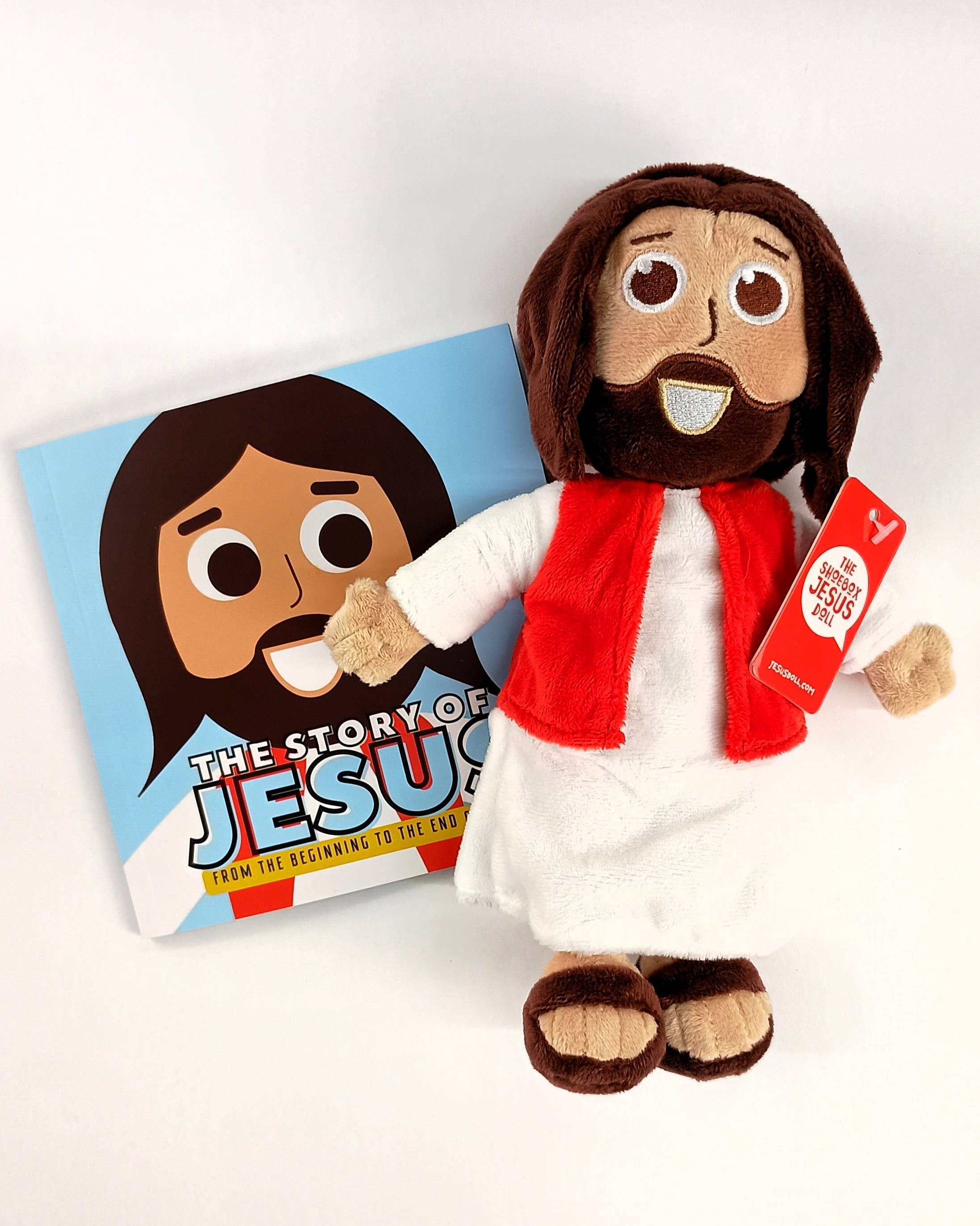 Jesus Doll & Book Bundle - Plush Doll + Story of Jesus Book
