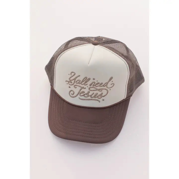Ya'll Need Jesus Trucker Hat