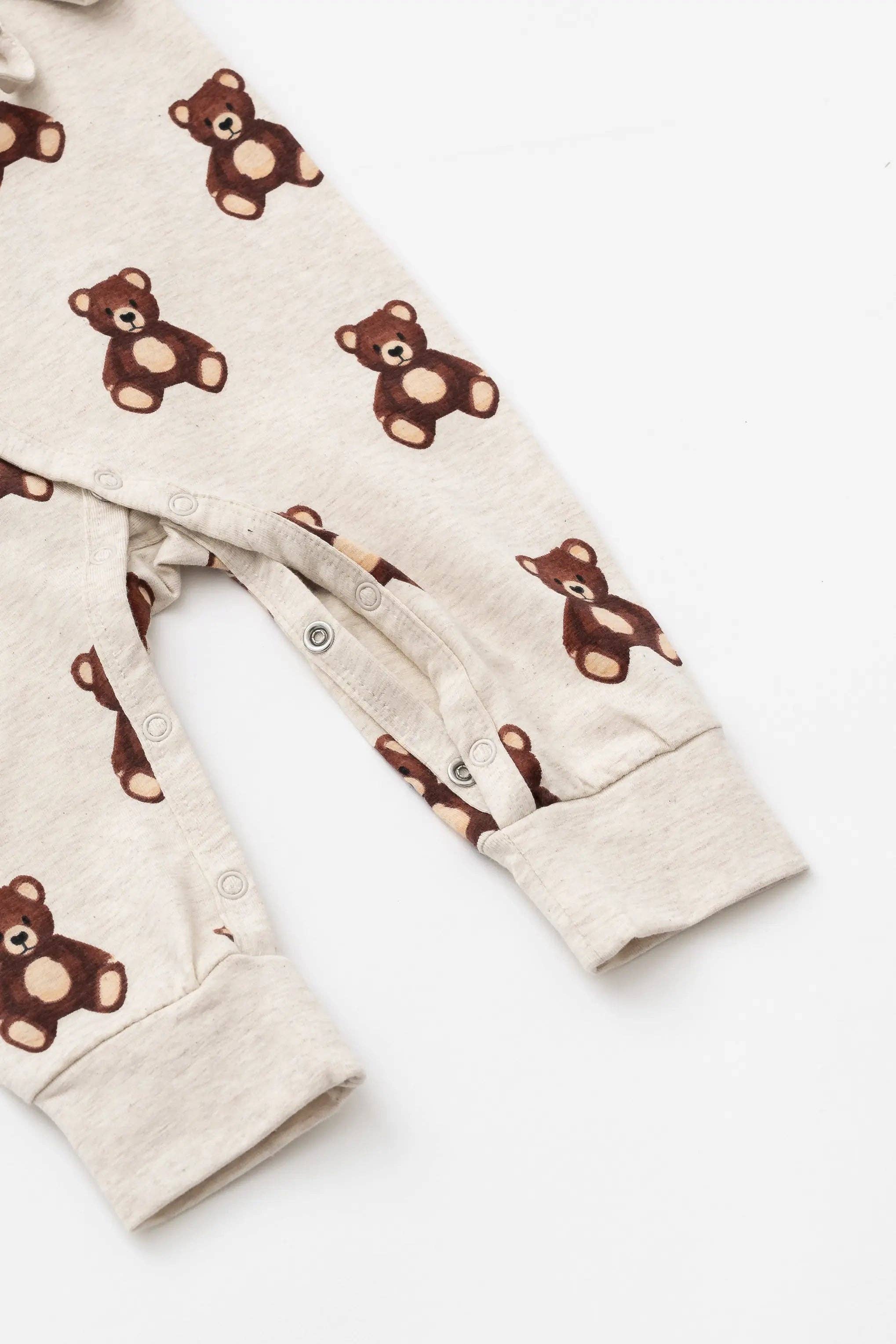Baby Kimono Tie One-Piece_Baby Teddy Bears
