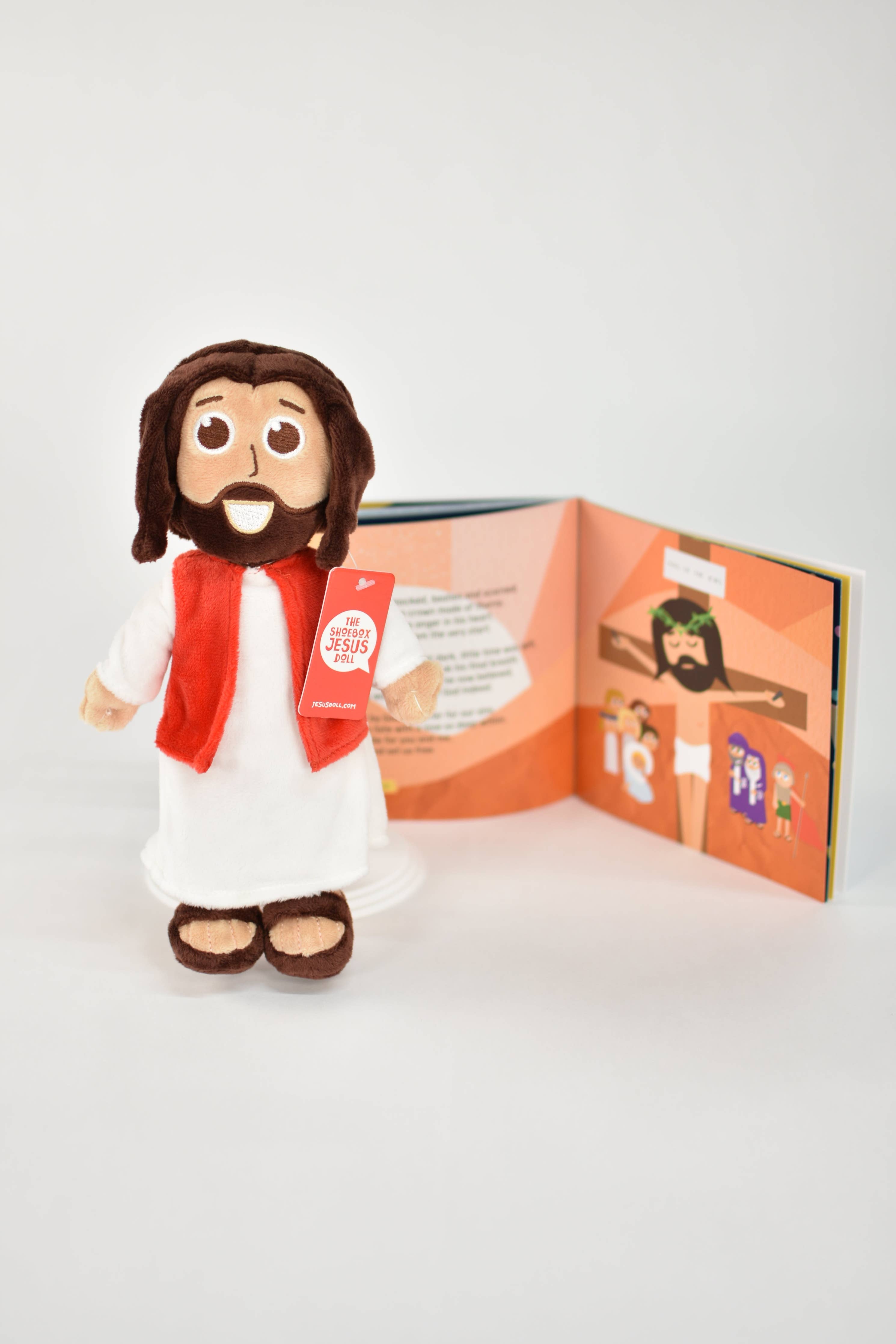 Jesus Doll & Book Bundle - Plush Doll + Story of Jesus Book