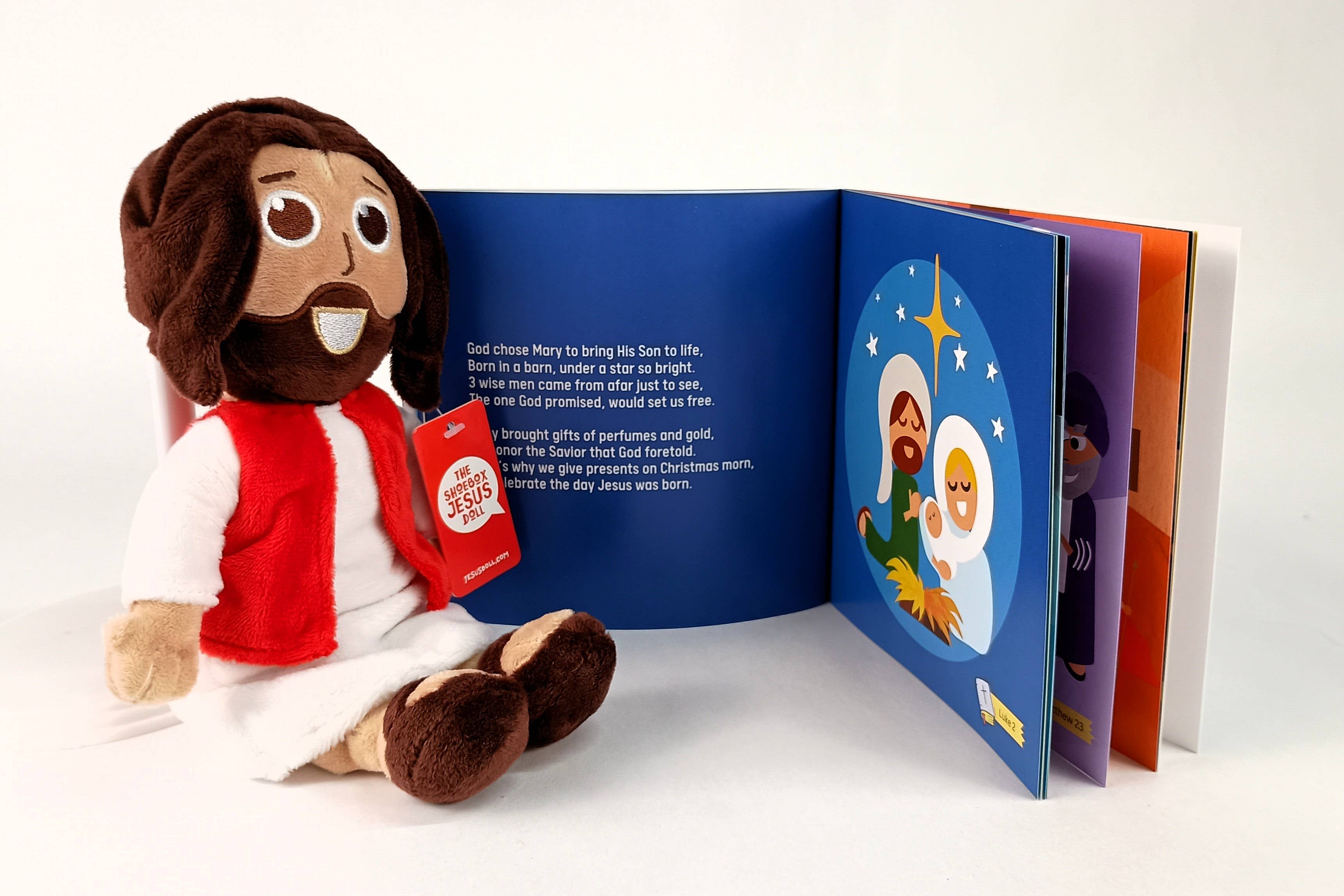 Jesus Doll & Book Bundle - Plush Doll + Story of Jesus Book