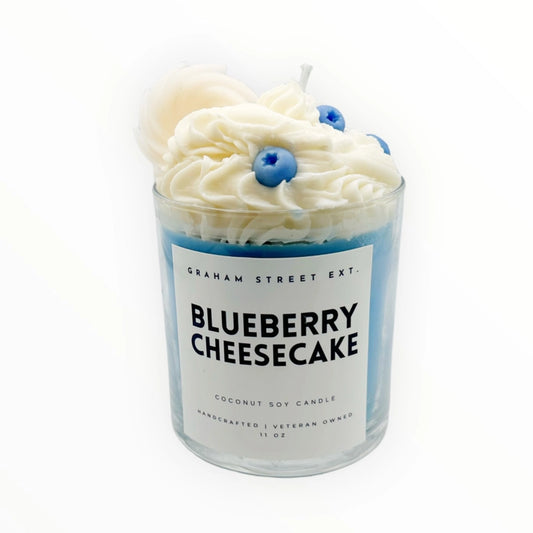Blueberry Cheesecake Dessert Candle