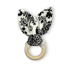 Bunny Teether w/wood Teething Ring