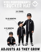Kid's Golf Hat - Feral - Black