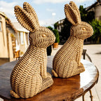 Bunny Decoration, Farmhouse Easter Rabbit Home Decor Statues