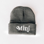 Knit Hats- Mini- Dark Gray