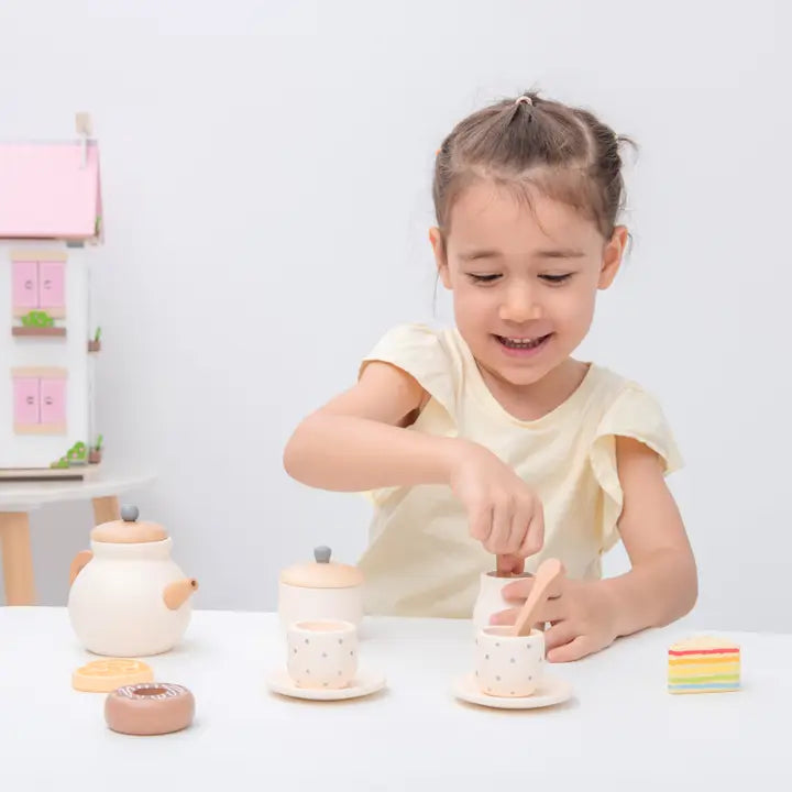 New Classic Toys Wooden Tea Set