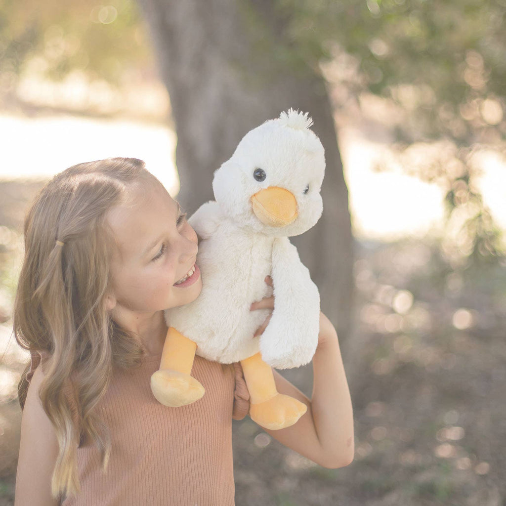 World's Softest 16" Large Lushees Off White Duck Plushie