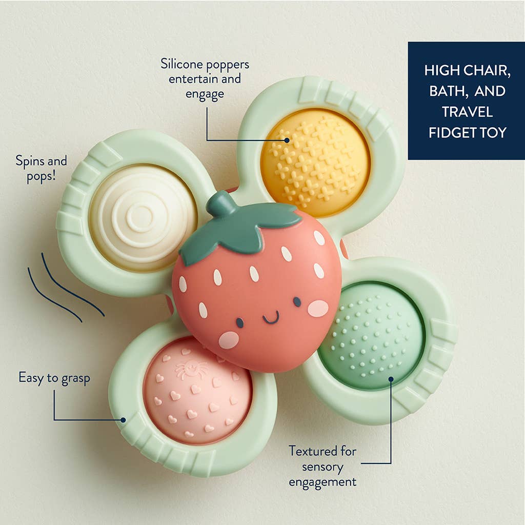 *NEW OPTION* Itzy Pop & Whirl™ - Bath + Travel Toy - Strawberry