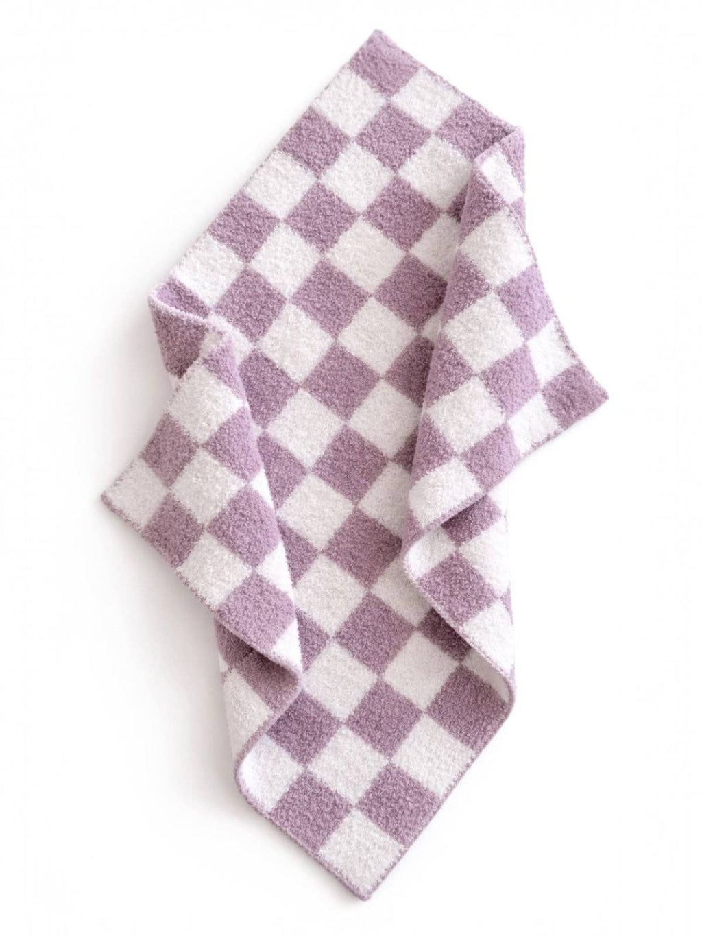 Phufy® Bliss Checkerboard Mini Blanket, Violet