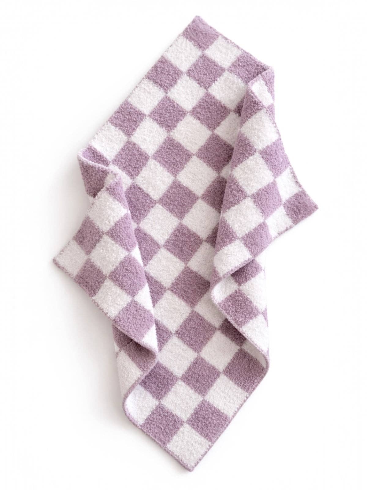 Phufy® Bliss Checkerboard Mini Blanket, Violet