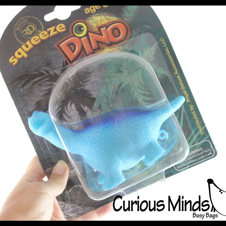 1 Dinosaur Soft Cream Doh Filled Stress Ball - Squishy Gooey