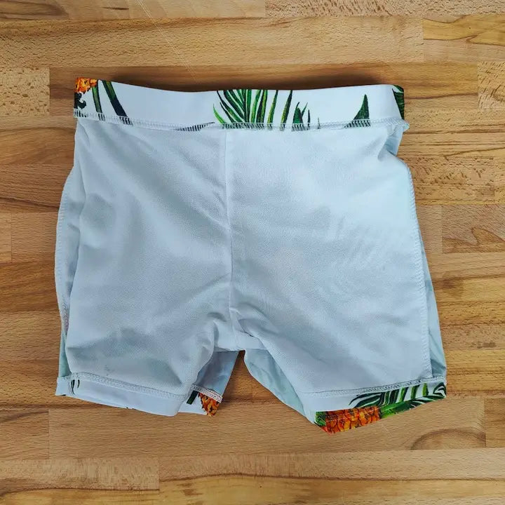 Green Tropical Pineapple Boy Swim Trunks