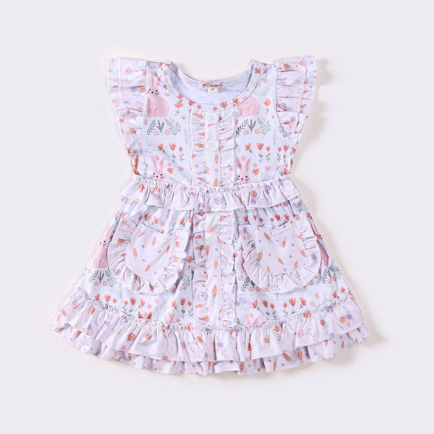 Carrot top Bunny Girls Dress Easter