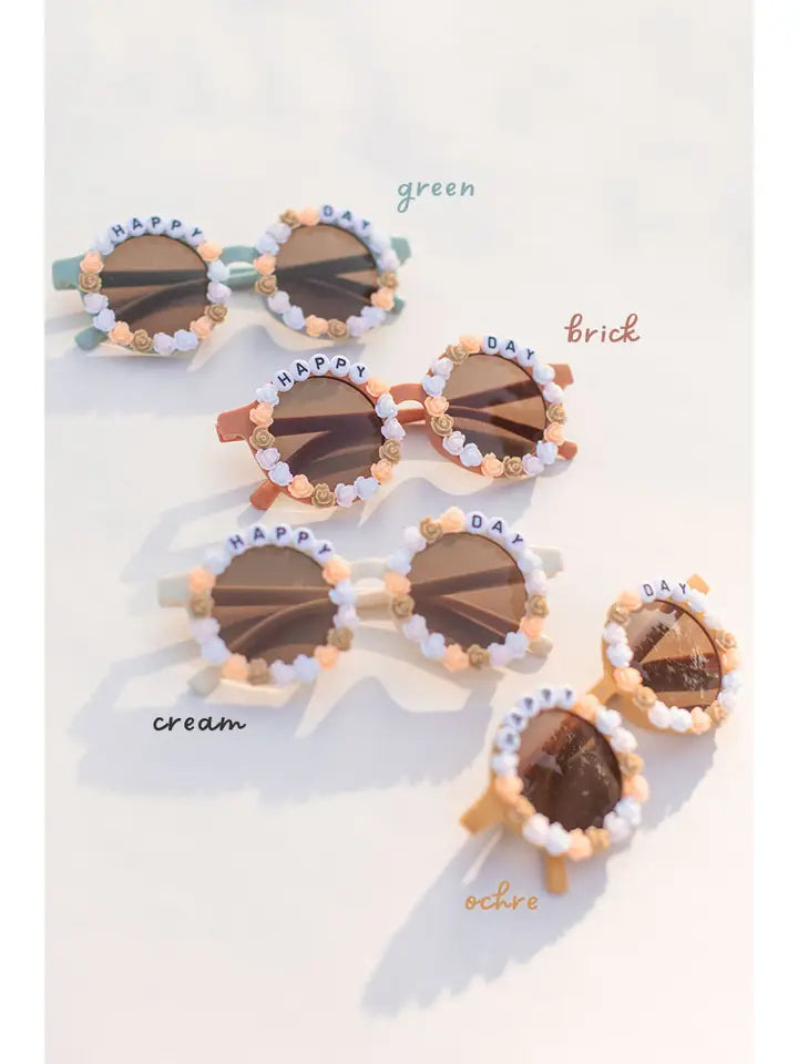 Happy Days Flower Kids Toddler Sunglasses